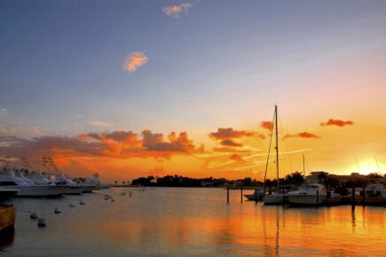 Casa de Campo Marina Sunset and Yachts in the Dominican Republic, La Romana