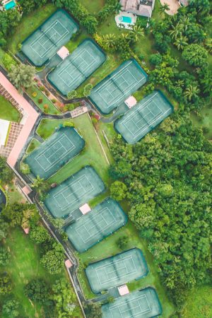 Casa de Campo's tennis courts in the Dominican Republic